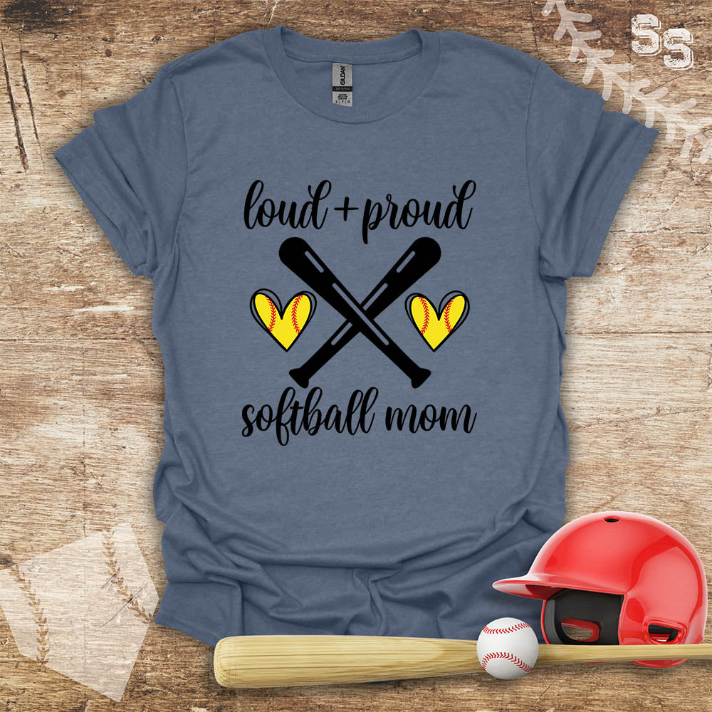 Softball Loud Proud Mom