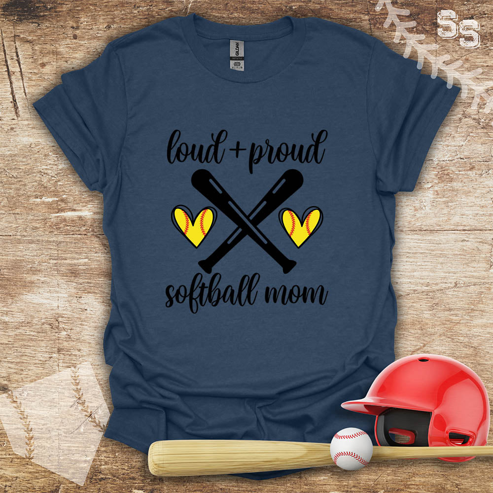 Softball Loud Proud Mom