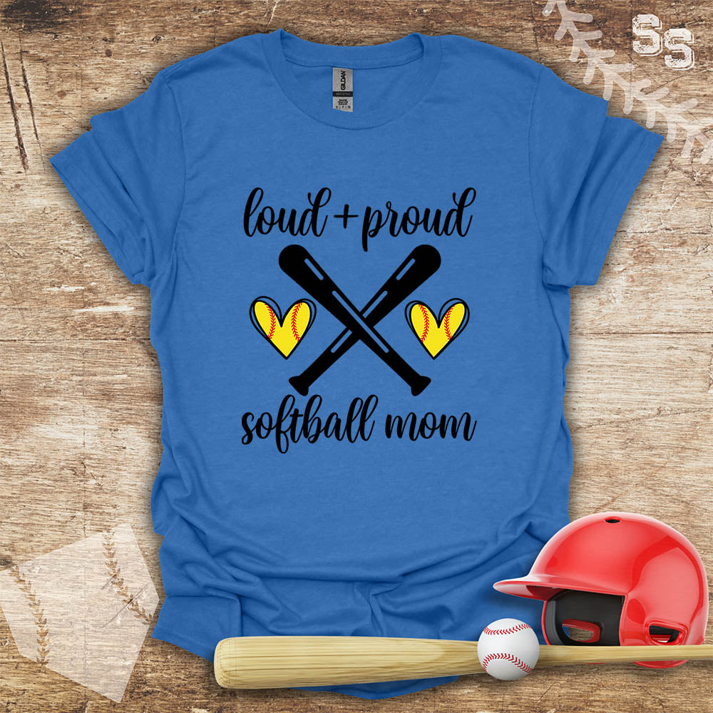 Softball Loud Proud Mom
