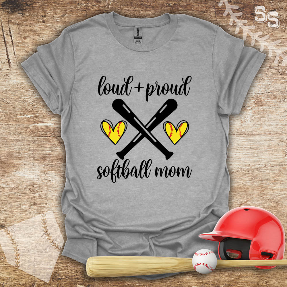 Softball Loud Proud Mom