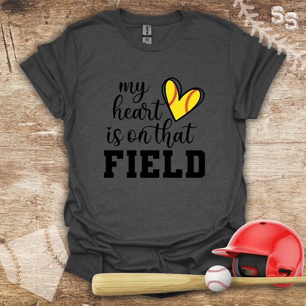 Softball Heart On The Field