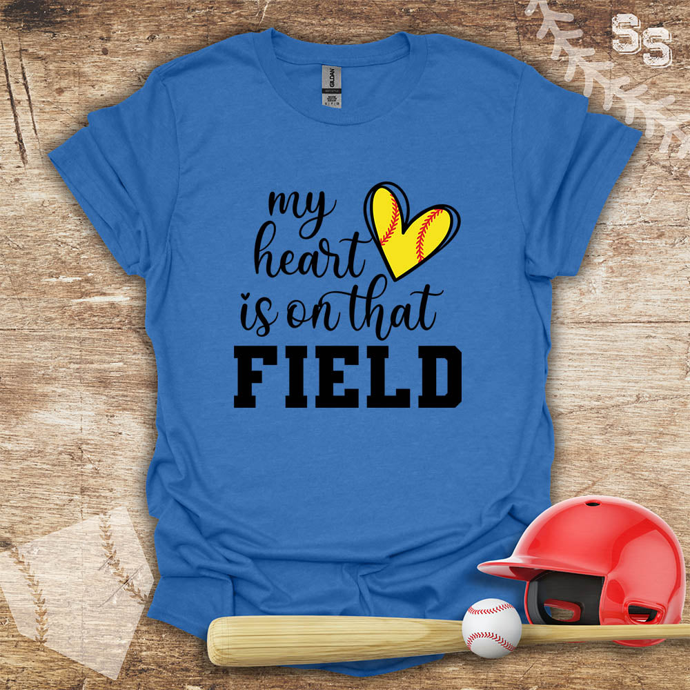 Softball Heart On The Field