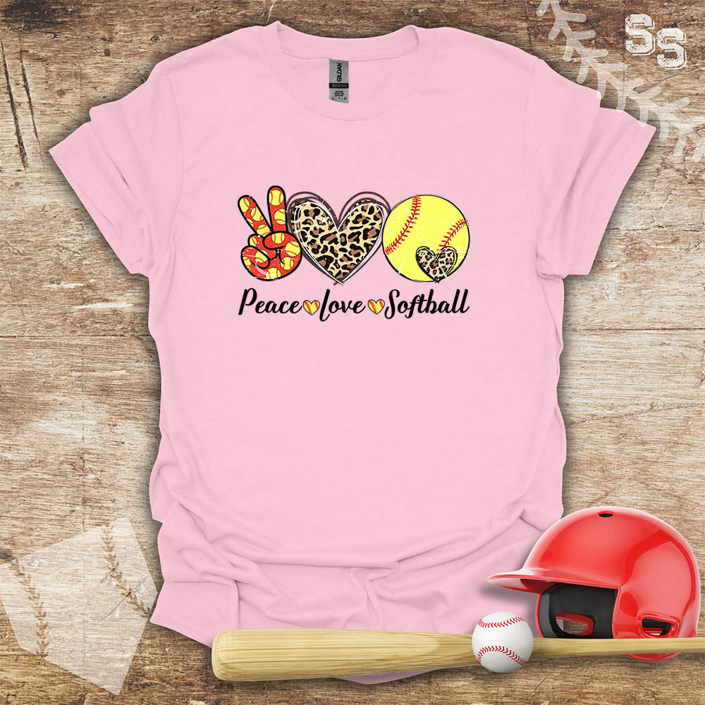 Softball Peace Love