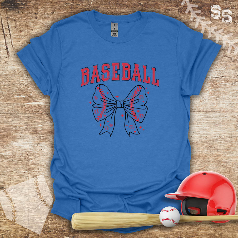 Baseball Red Bow