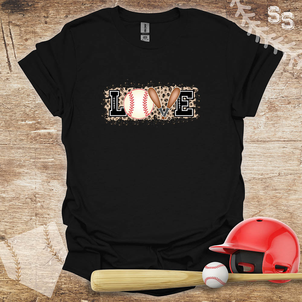 Love Baseball Leopard