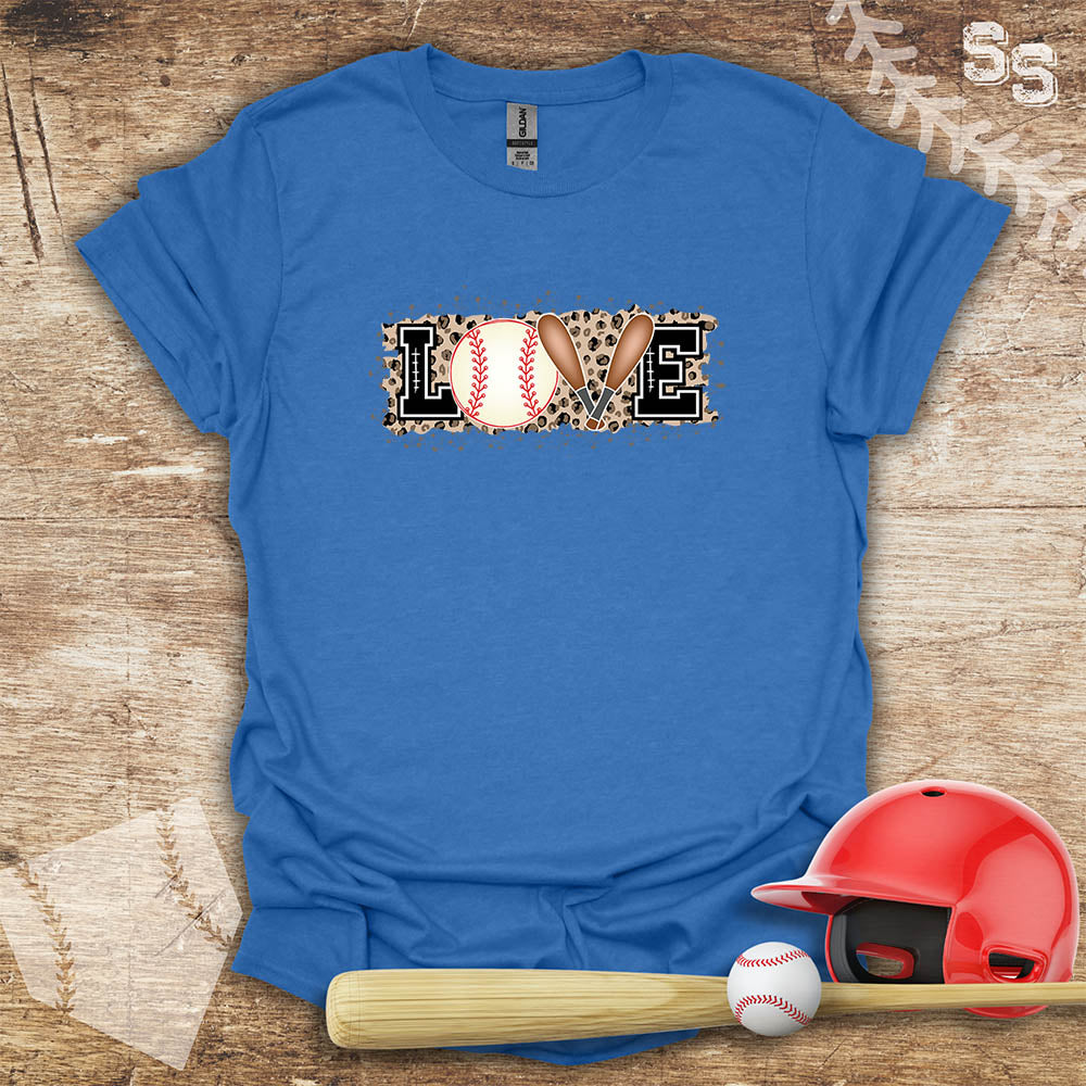Love Baseball Leopard
