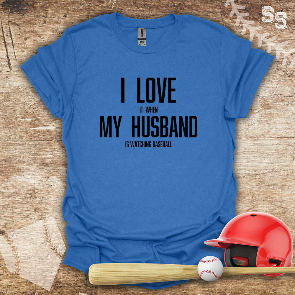 Baseball Love My Husband