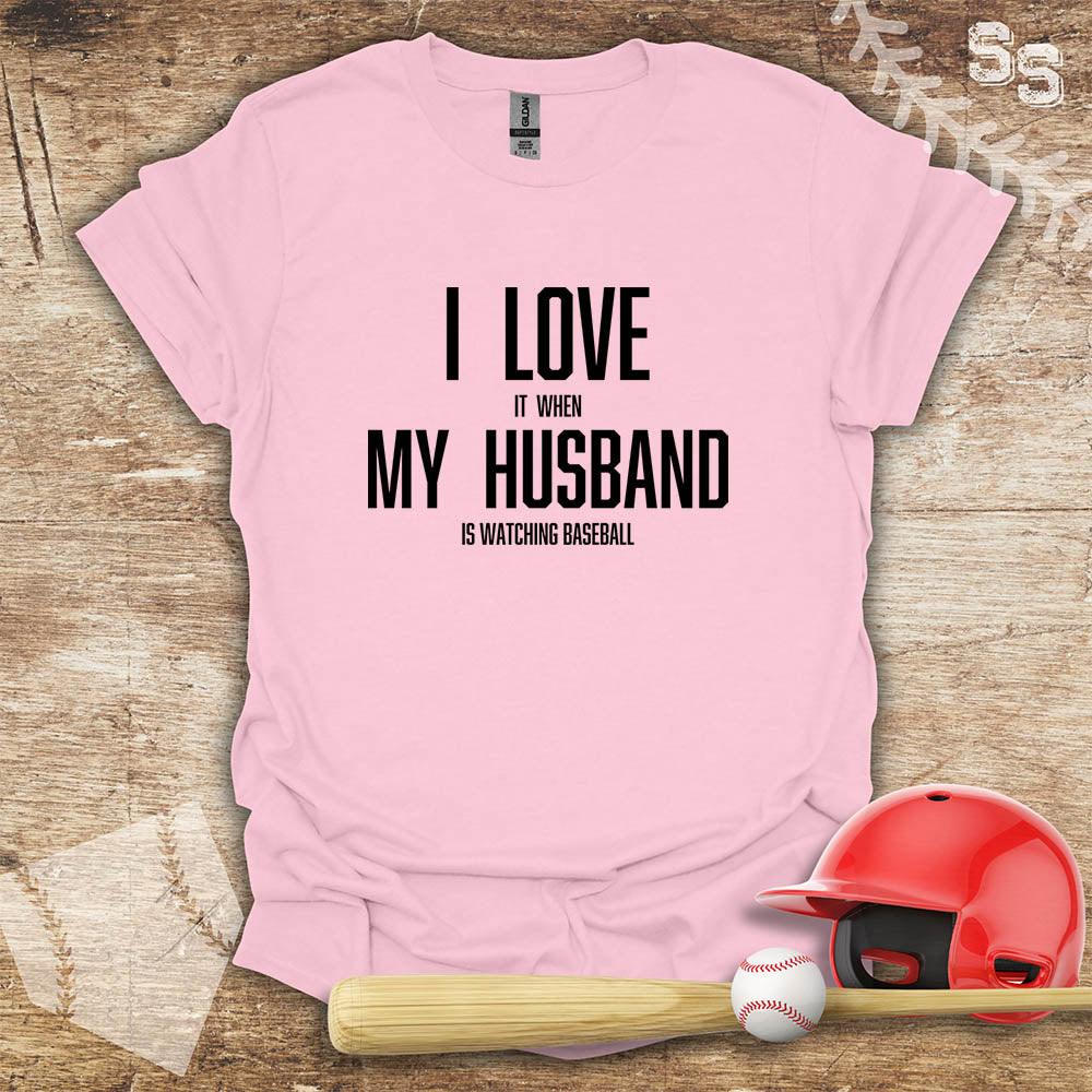 Baseball Love My Husband