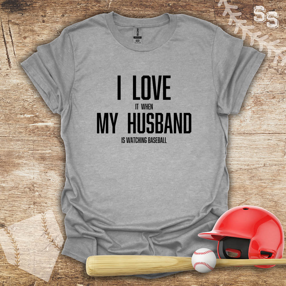 Baseball Love My Husband
