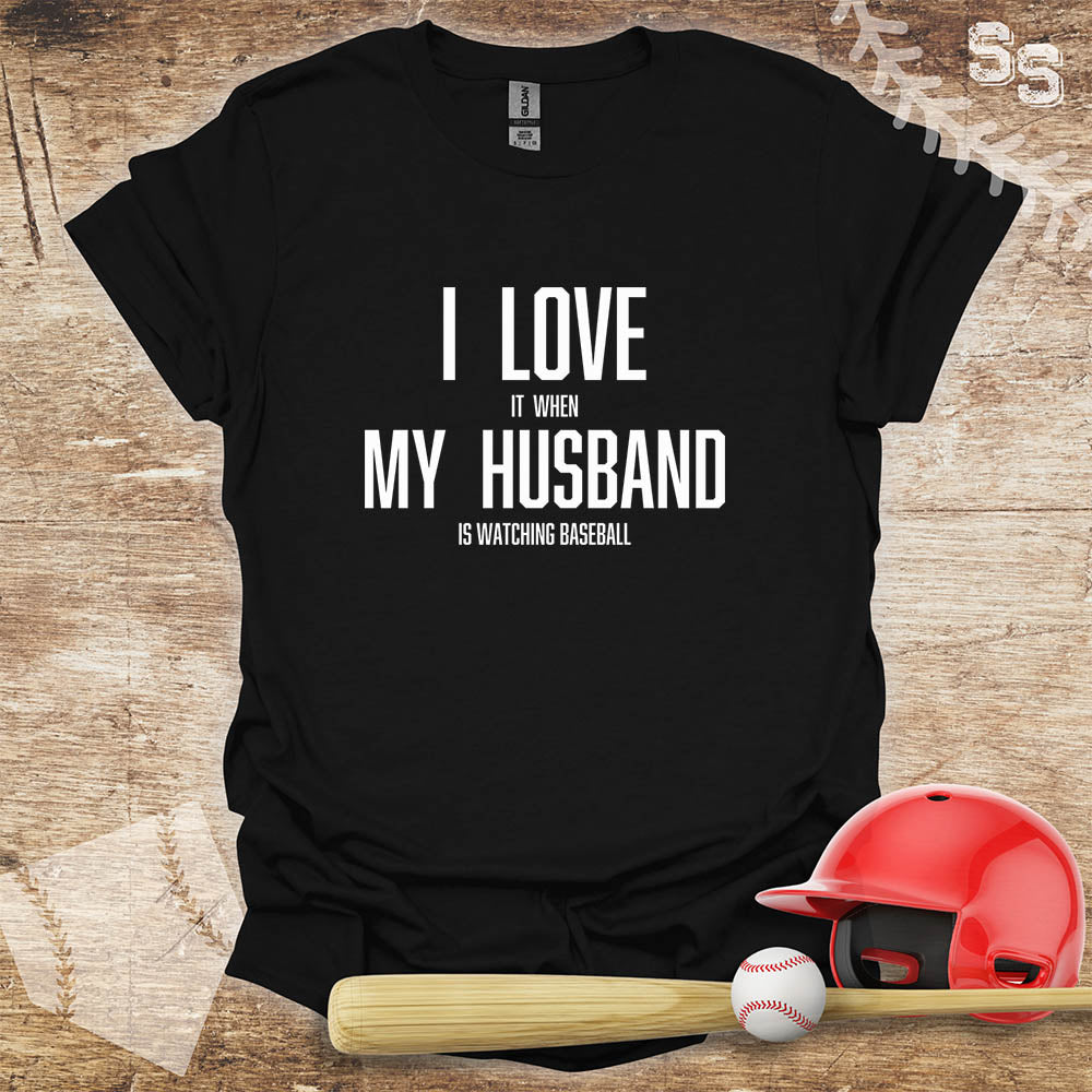 Baseball Love My Husband
