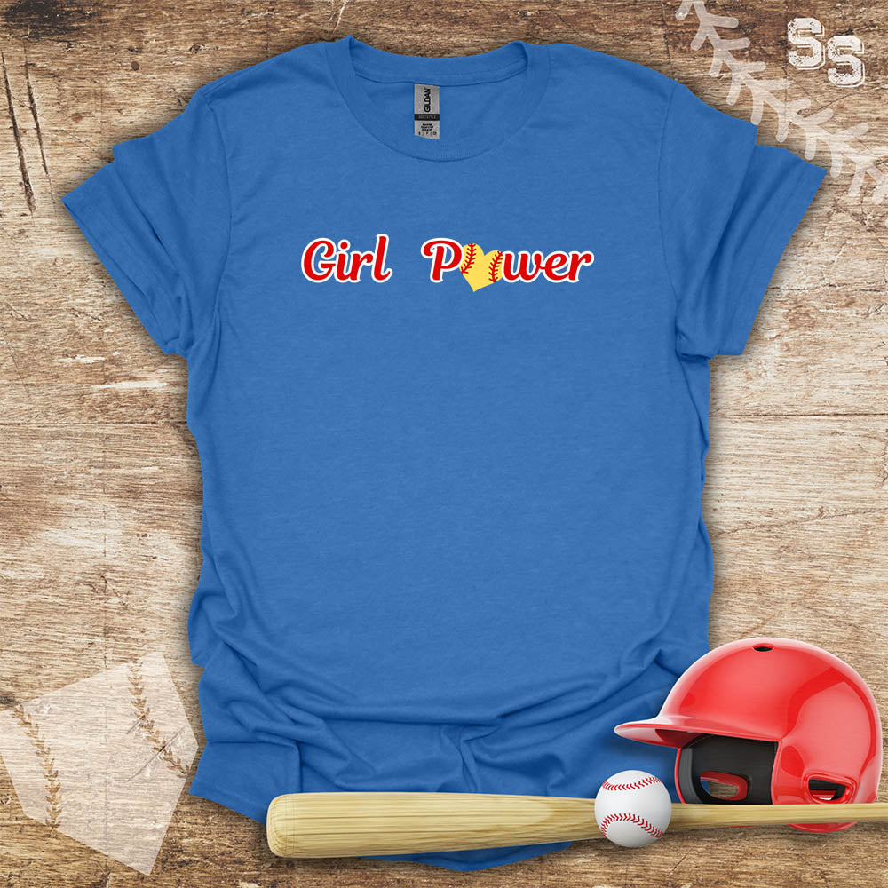 Softball Red Girl Power