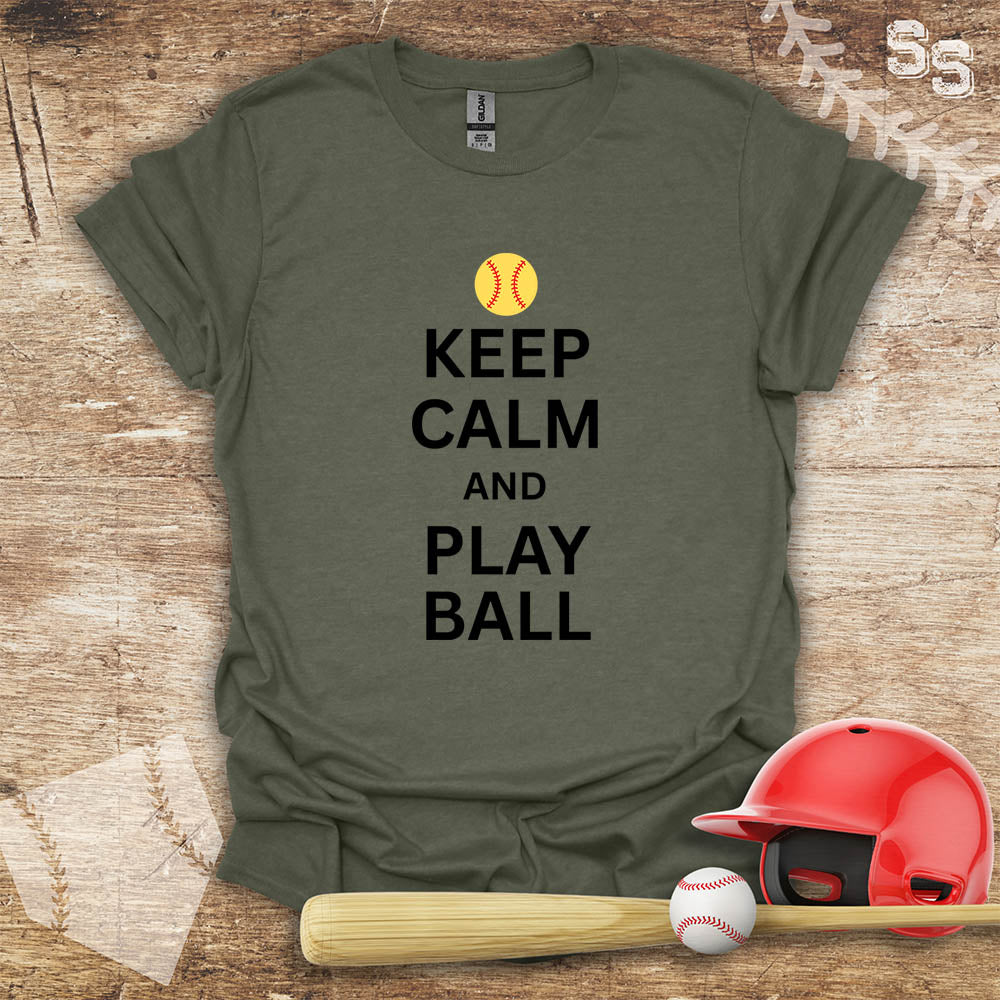 Softball Keep Calm