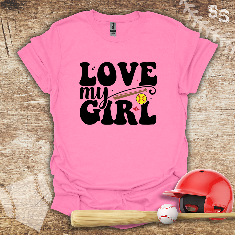 Softball Love My Girl