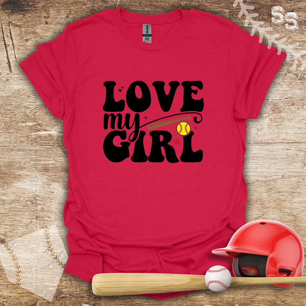 Softball Love My Girl