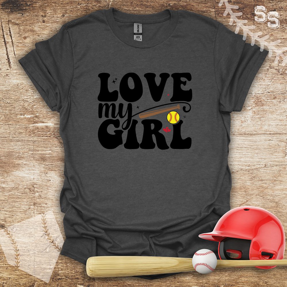 Softball Love My Girl