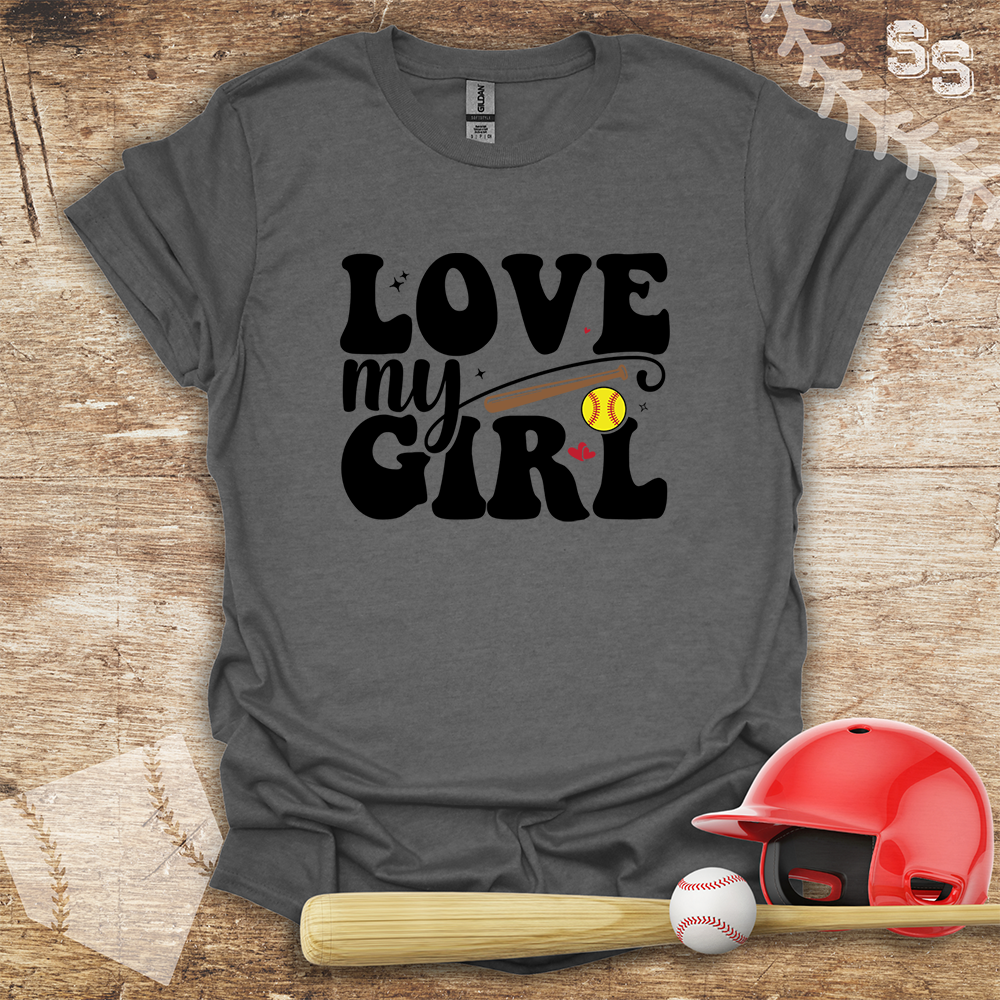 Softball Love My Girl
