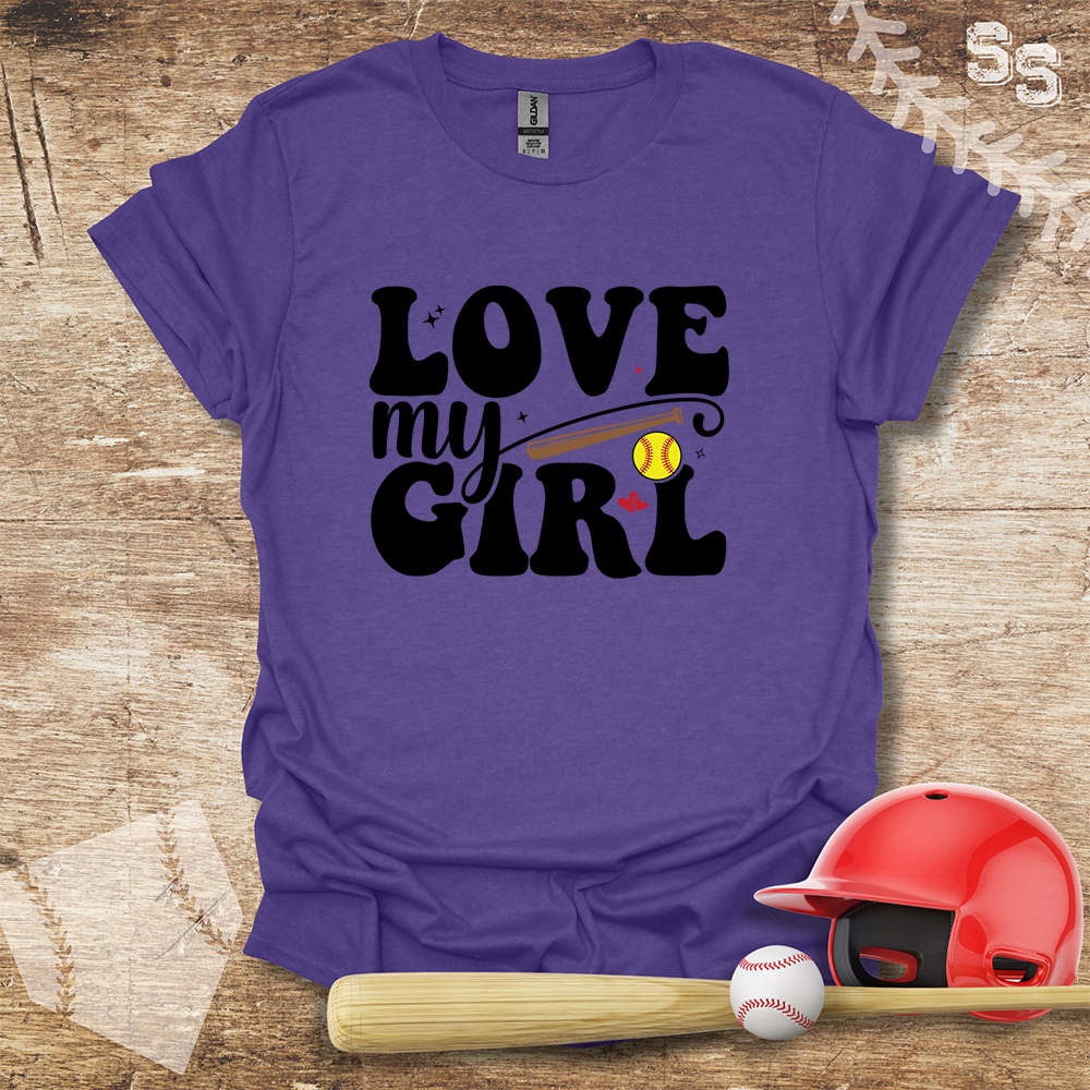 Softball Love My Girl