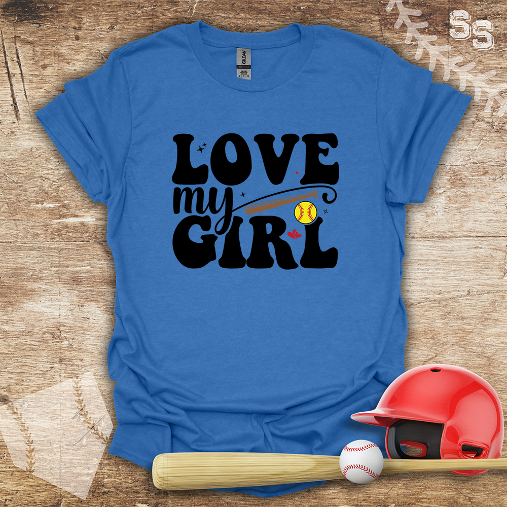 Softball Love My Girl