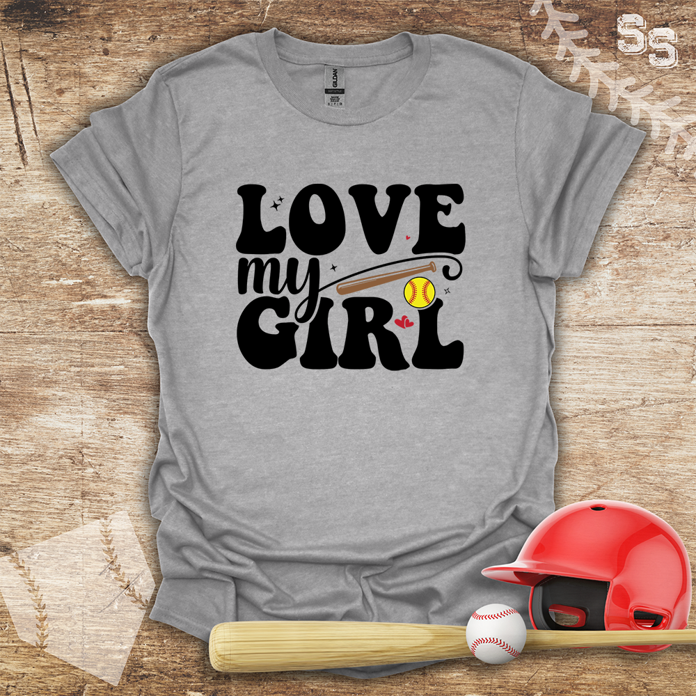 Softball Love My Girl
