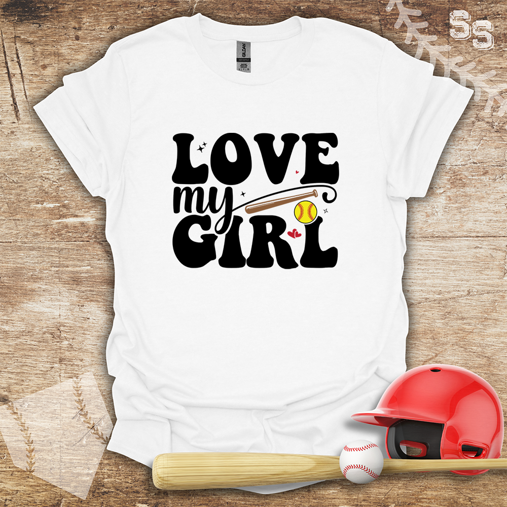 Softball Love My Girl