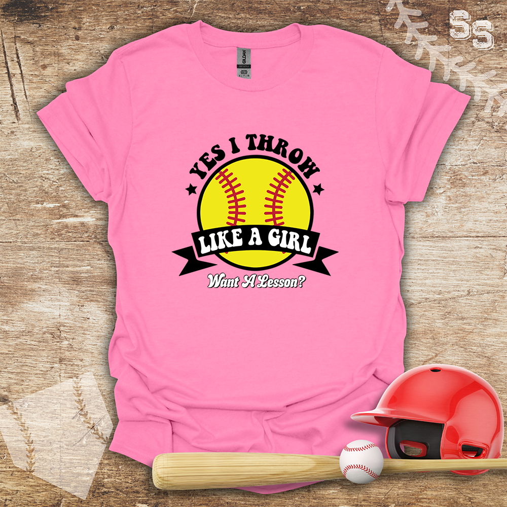 Softball Throw Like A Girl