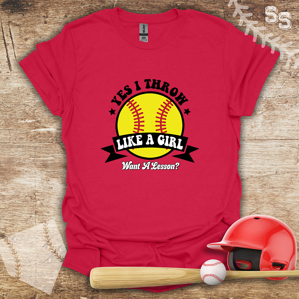 Softball Throw Like A Girl
