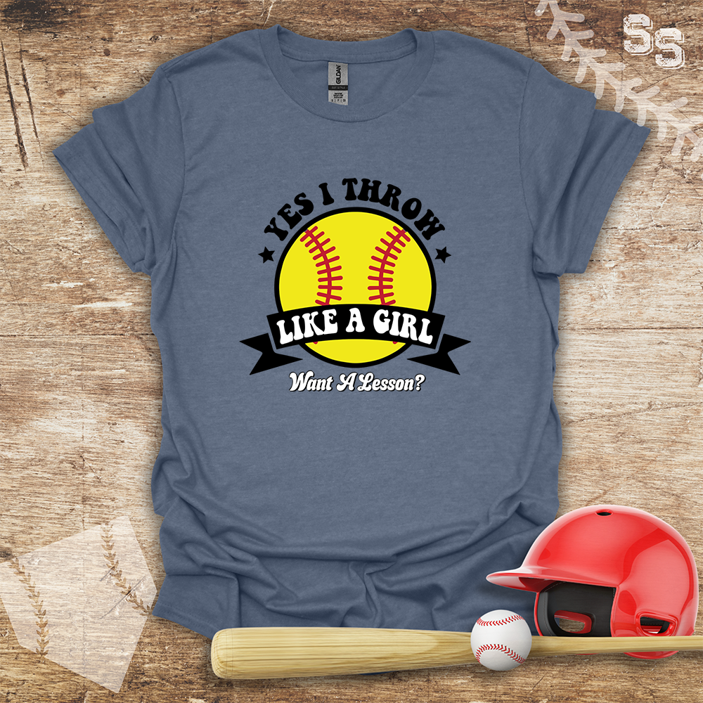 Softball Throw Like A Girl
