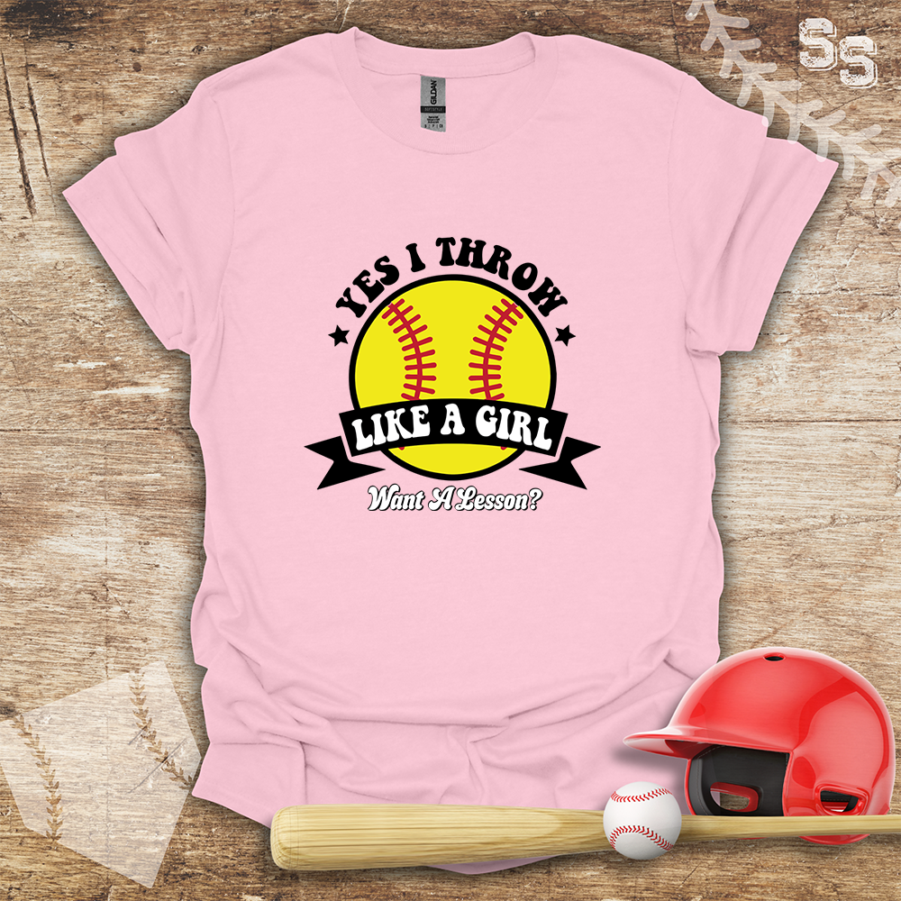 Softball Throw Like A Girl