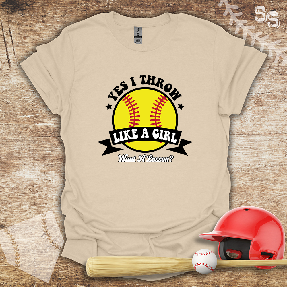 Softball Throw Like A Girl