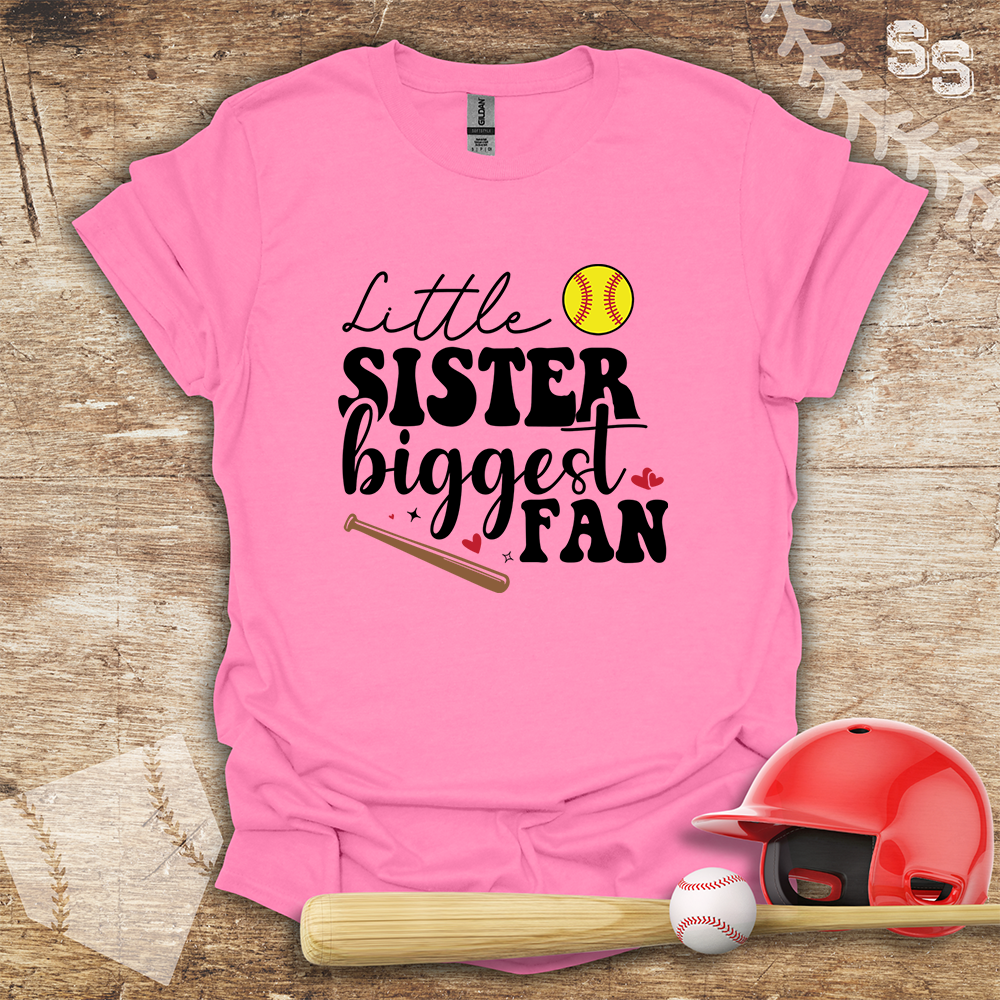 Softball Little Sister Biggest Fan