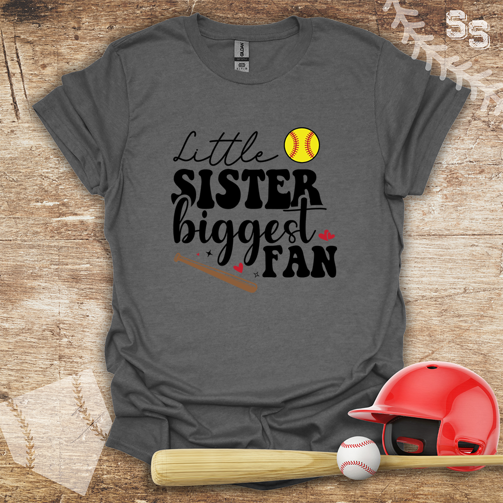 Softball Little Sister Biggest Fan