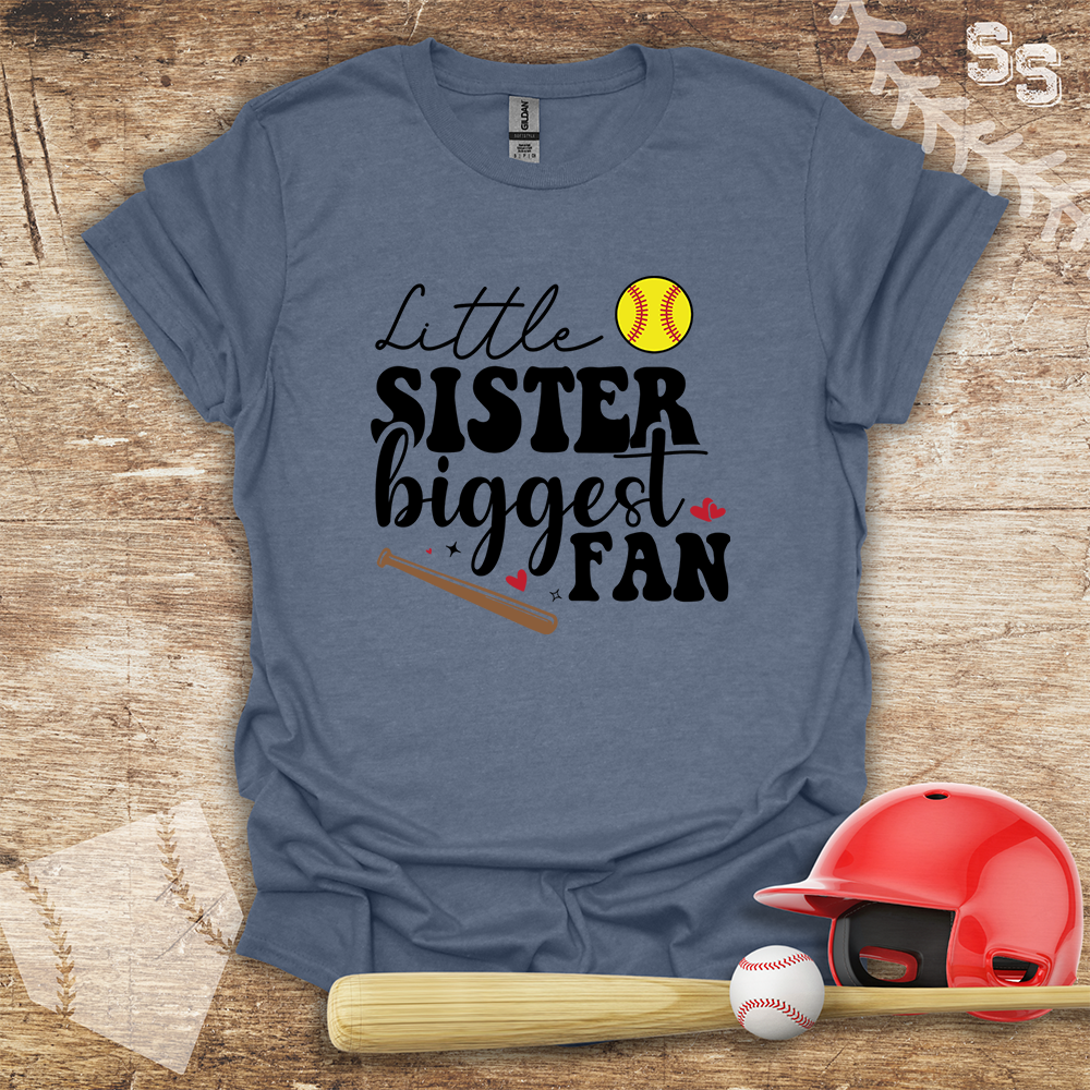 Softball Little Sister Biggest Fan