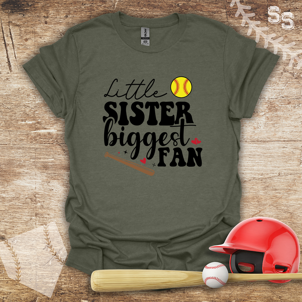 Softball Little Sister Biggest Fan