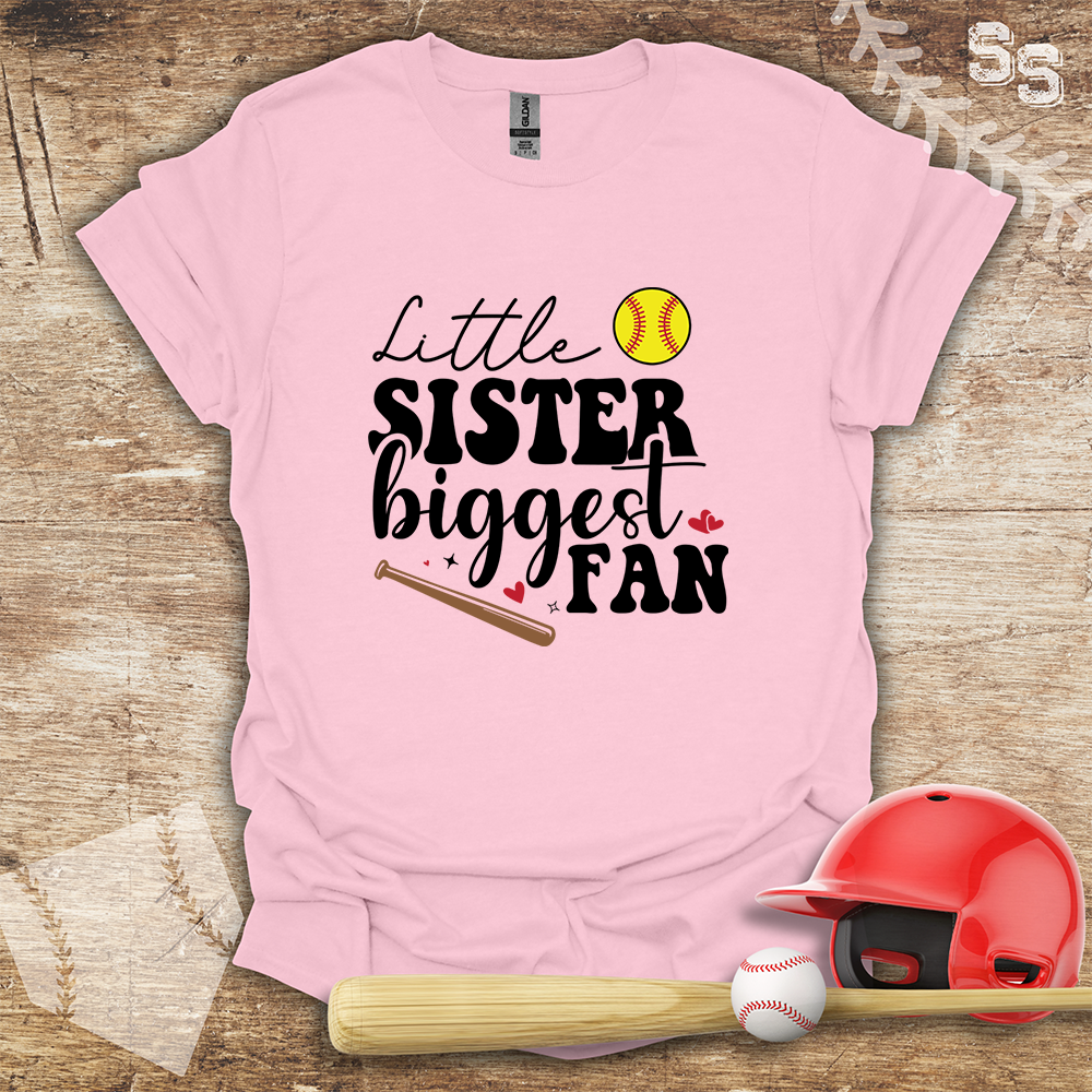 Softball Little Sister Biggest Fan