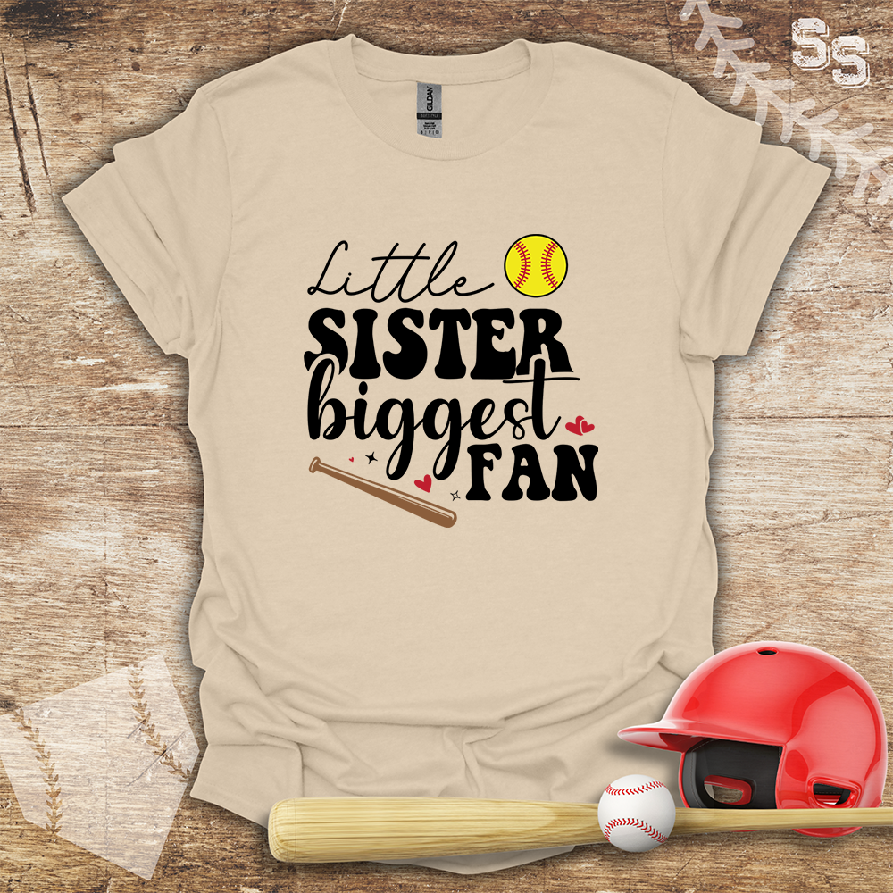 Softball Little Sister Biggest Fan