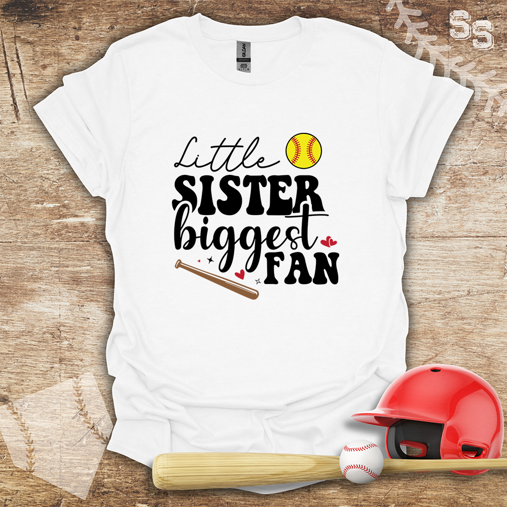Softball Little Sister Biggest Fan