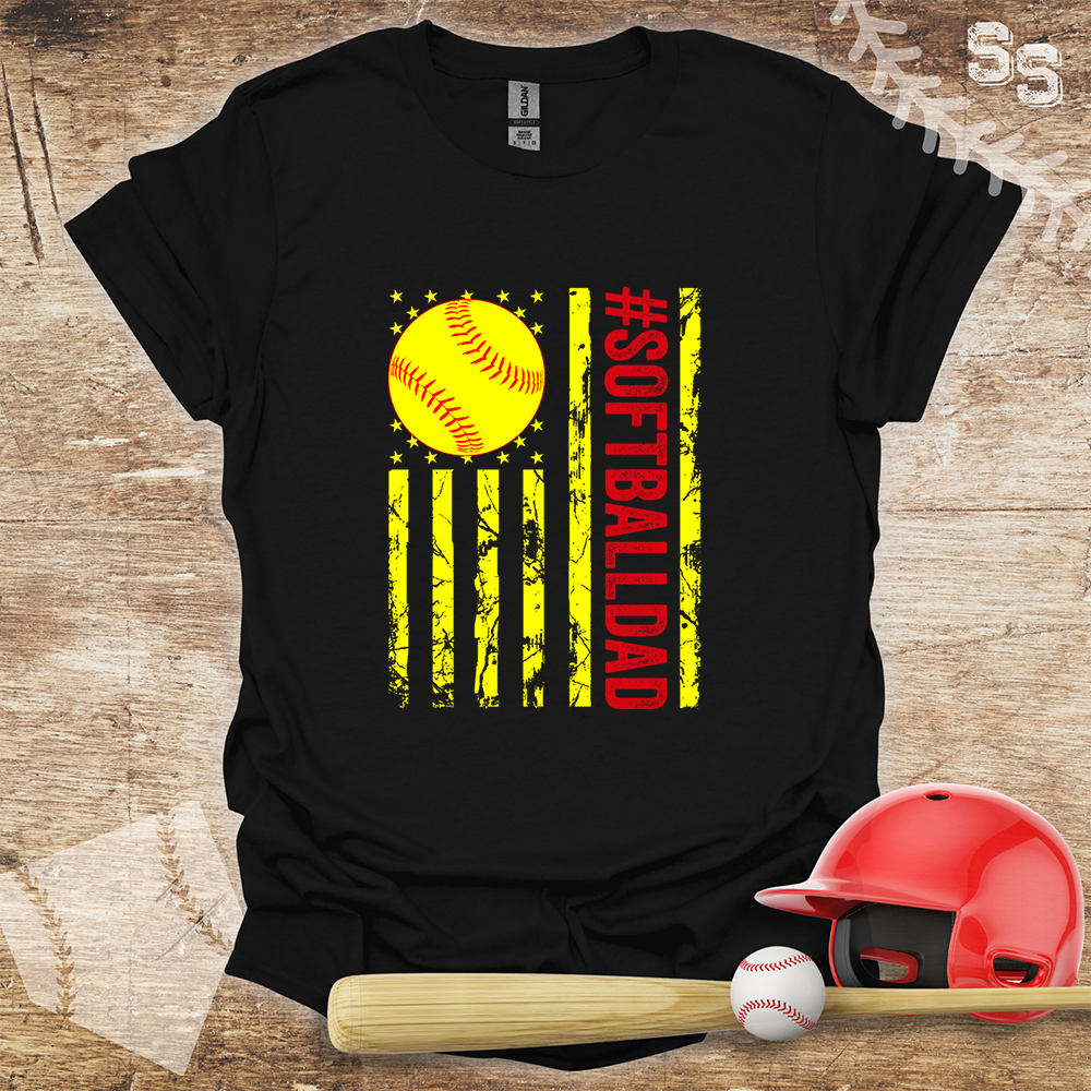 Softball Dad Flag