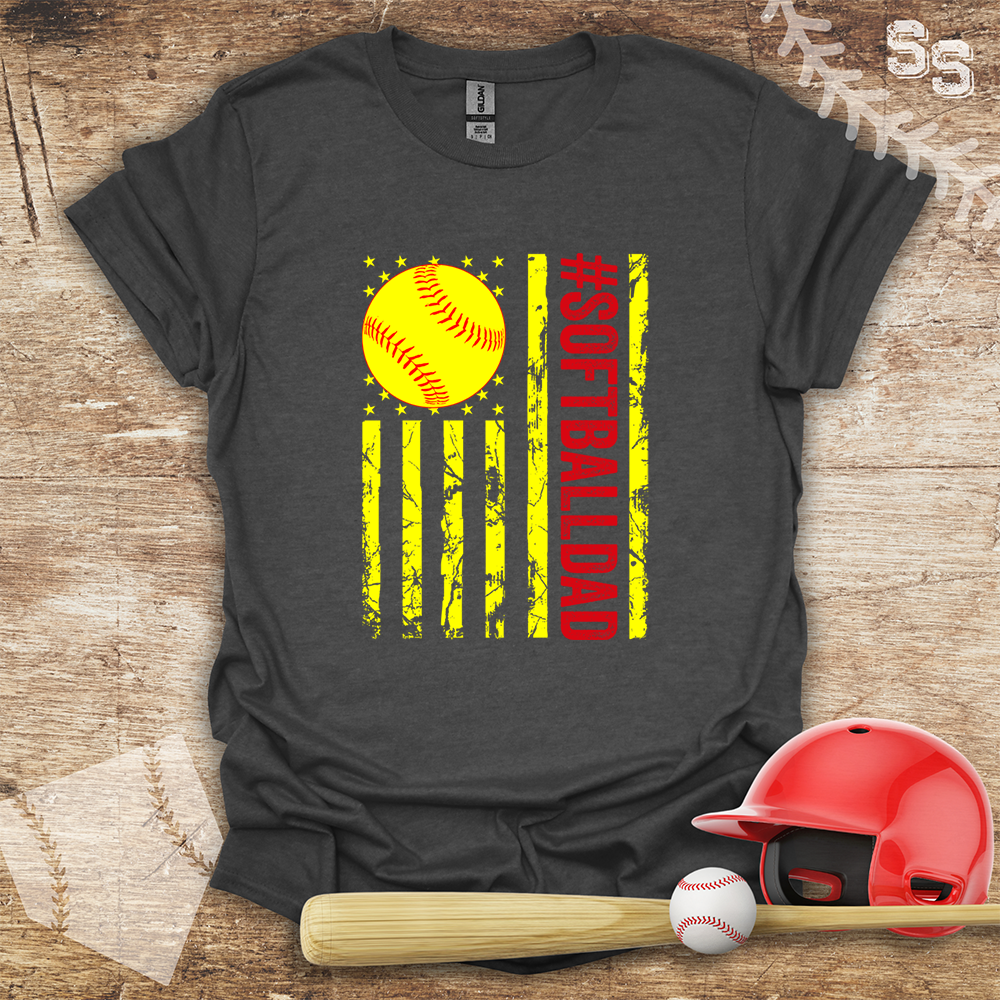 Softball Dad Flag