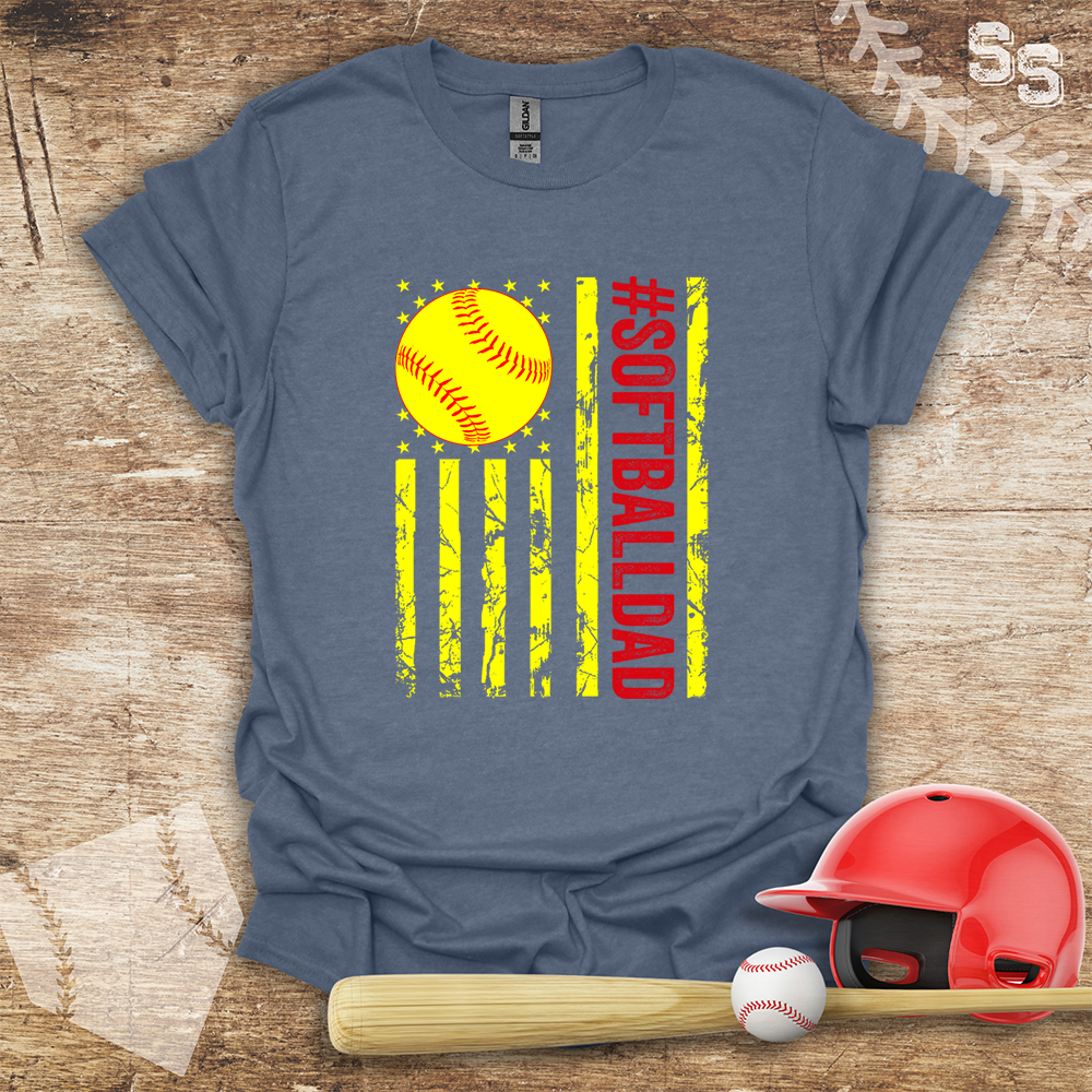Softball Dad Flag
