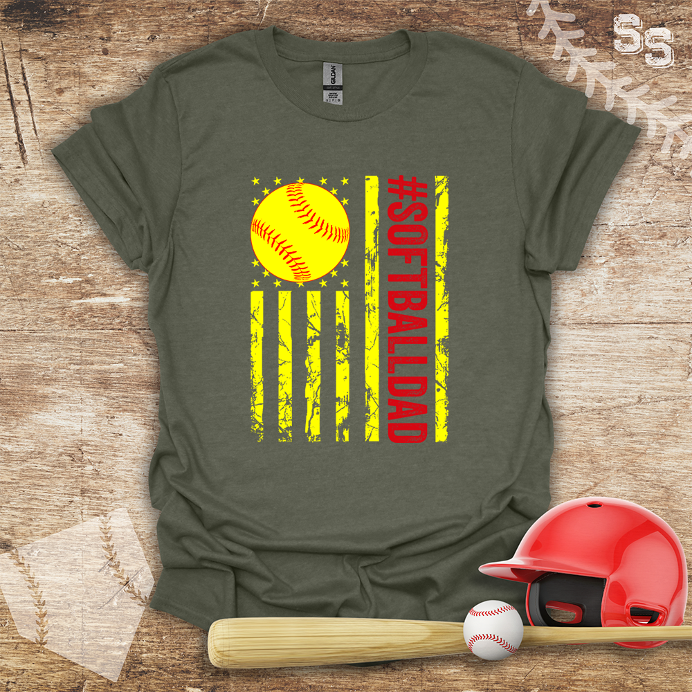 Softball Dad Flag