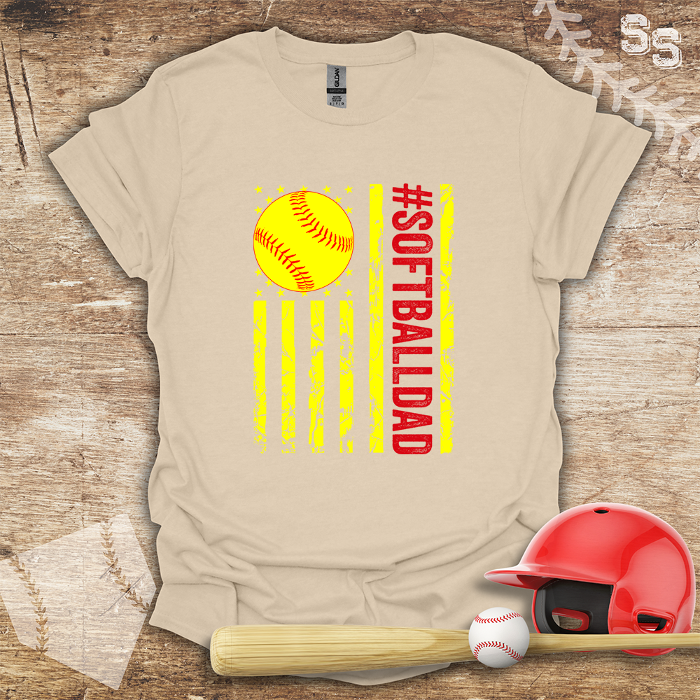 Softball Dad Flag