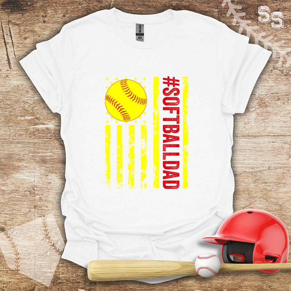 Softball Dad Flag