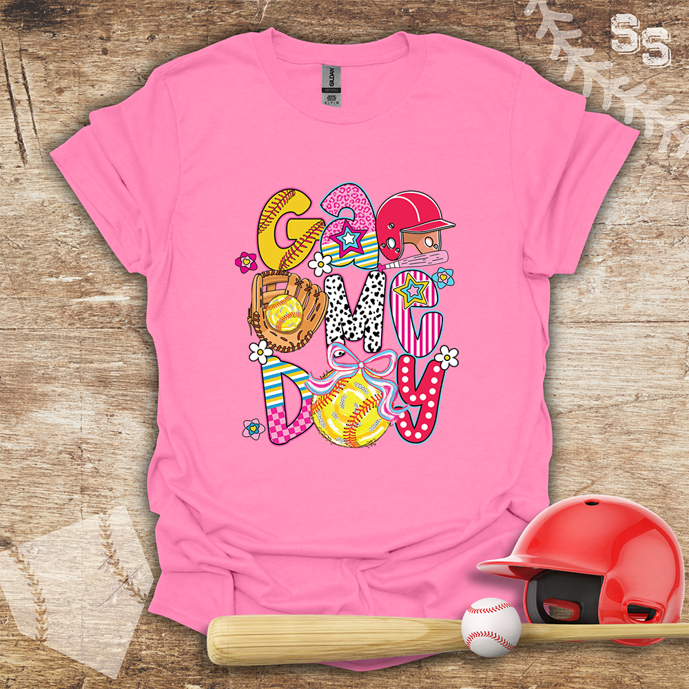 Softball Game Day Fun Letters