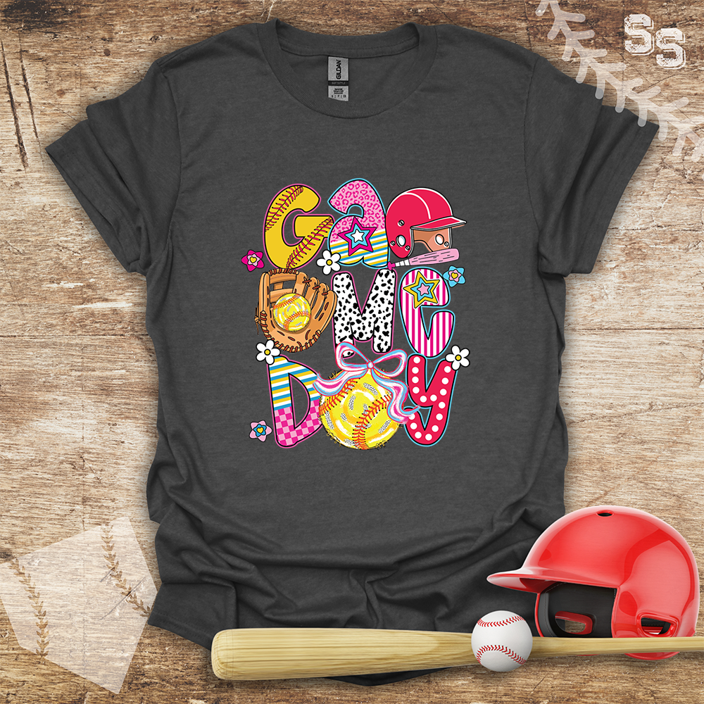 Softball Game Day Fun Letters