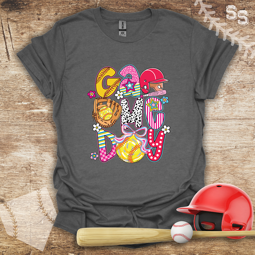 Softball Game Day Fun Letters