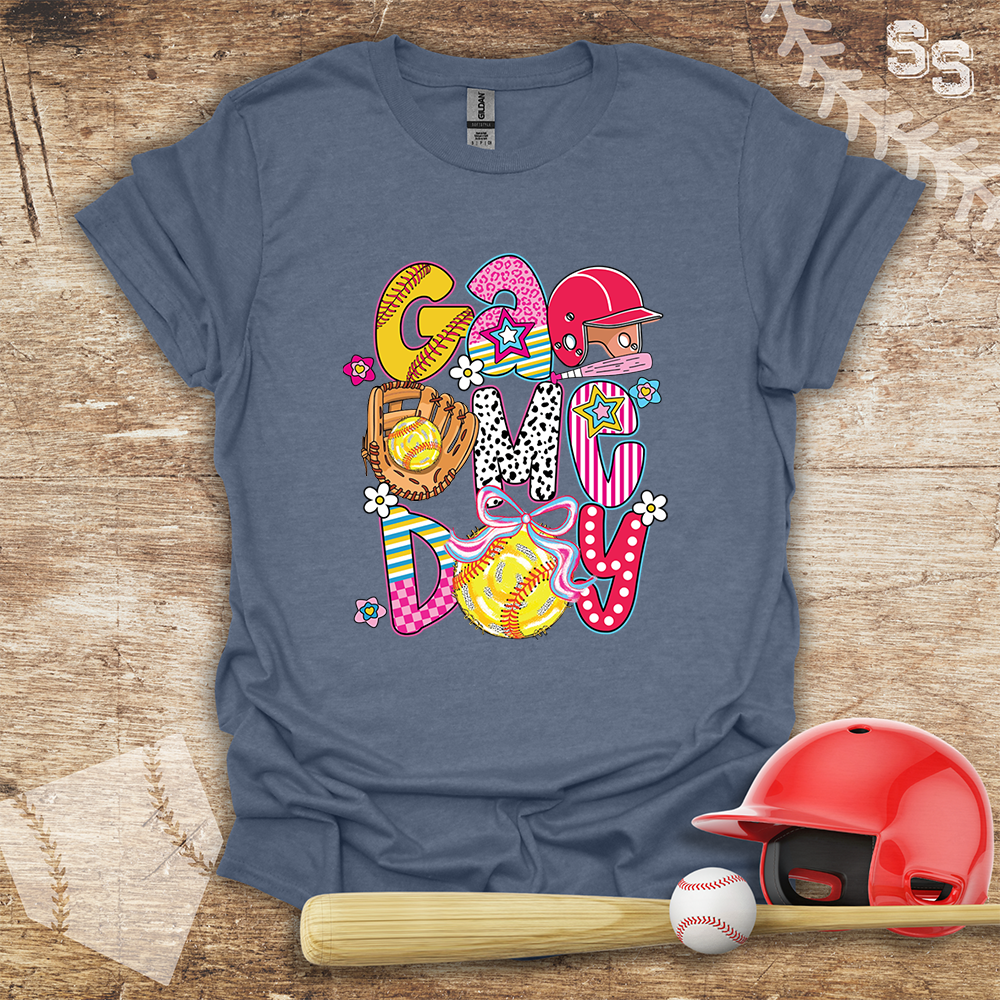 Softball Game Day Fun Letters