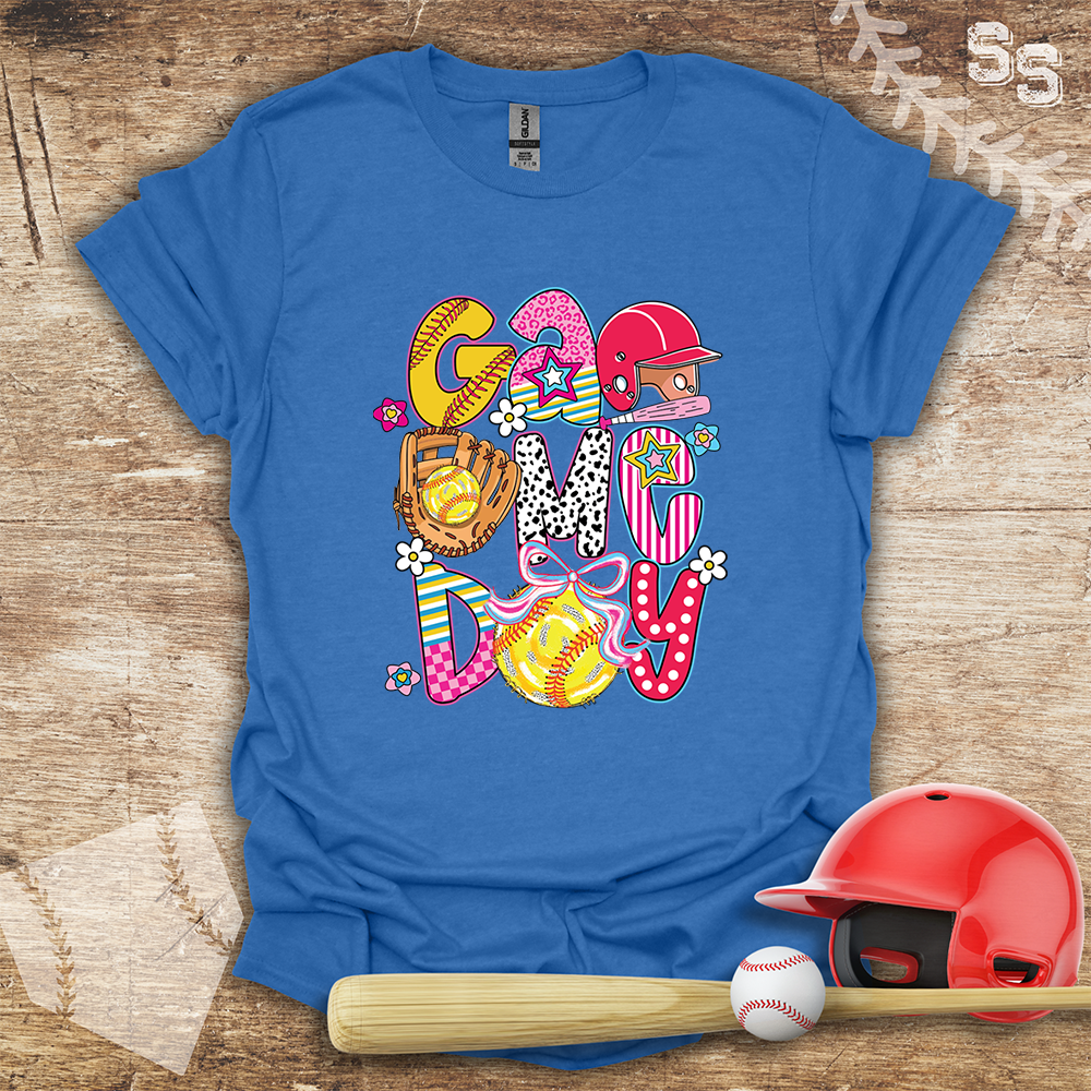 Softball Game Day Fun Letters