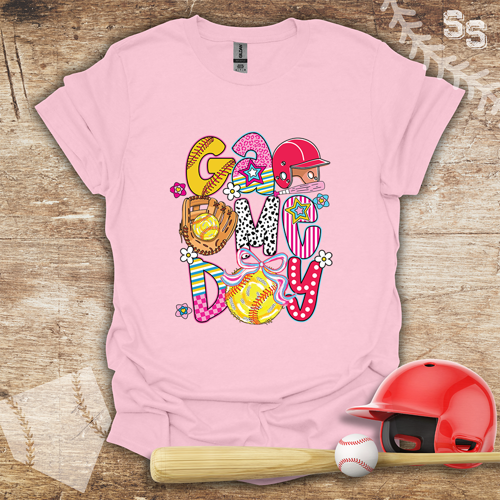 Softball Game Day Fun Letters