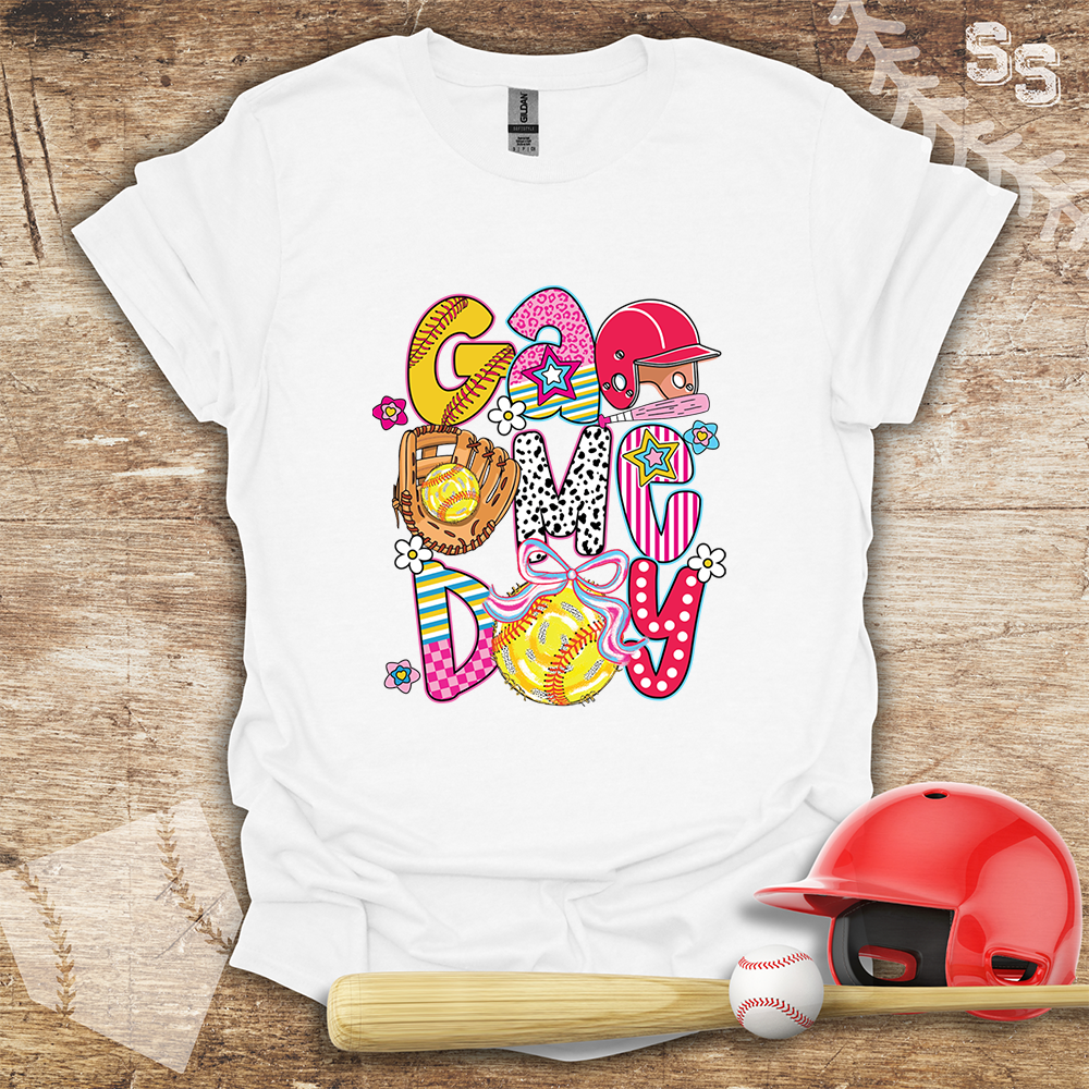 Softball Game Day Fun Letters