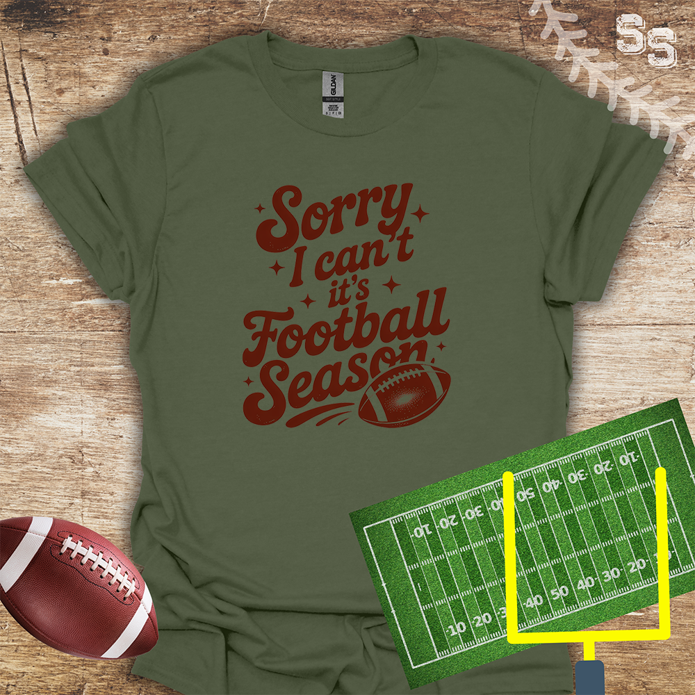 Football Sorry Can't